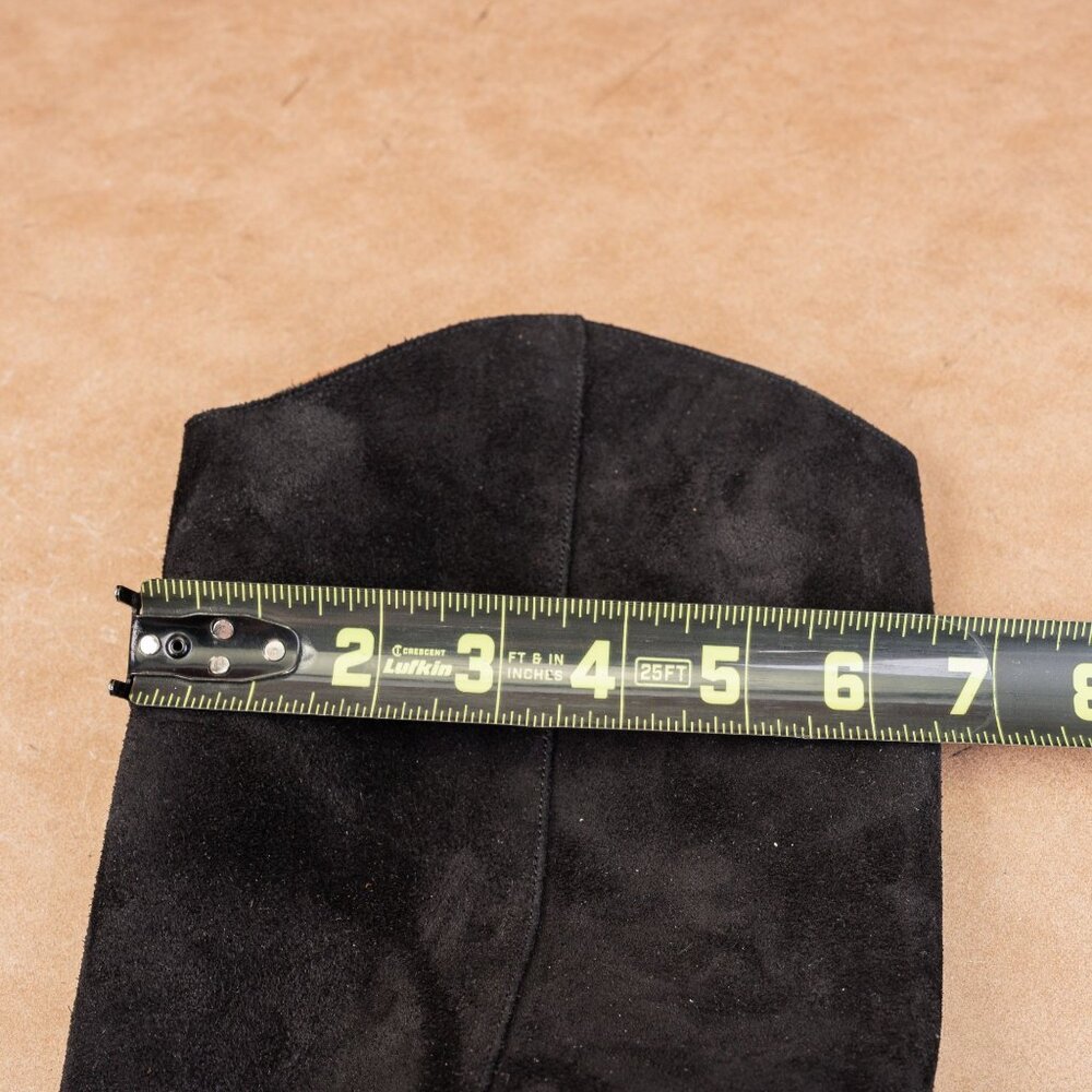 Staud Women Wally Tall Black Suede Leather Dressy Knee Boots size 6 EUR36 - Picture 6 of 10